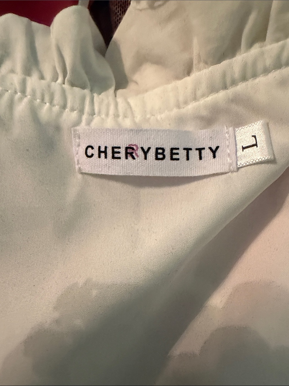White Embroidered Button-Front Women’s Top - Picture 2 of 2